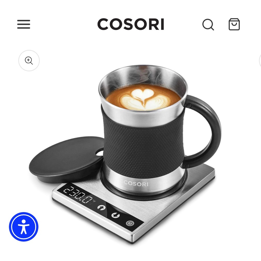 COSORI Coffee Mug Warmer & Mug Set with Digital Display